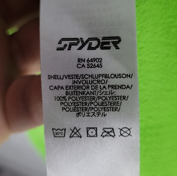 SPYDER | full zip mock neck core sweater jacket - Picture 11 of 12
